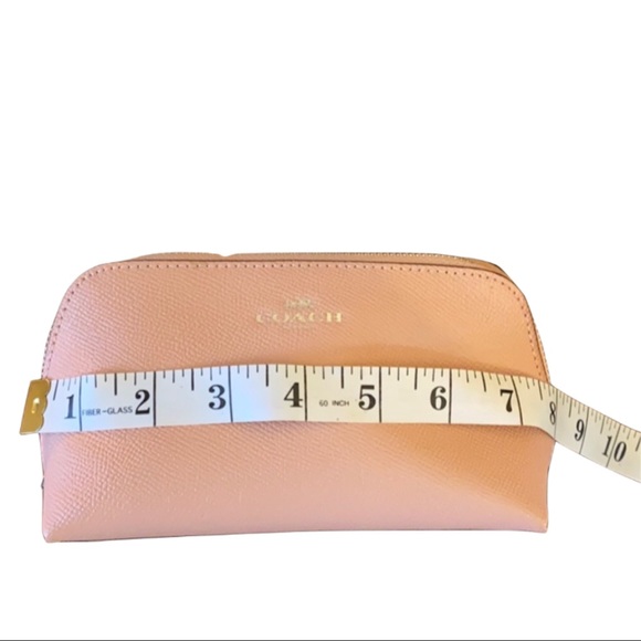 Coach Blush Triangular Shaped Leather Bag - Picture 2 of 11